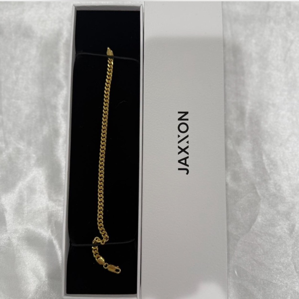 JAXXON Men’s 14K Gold Chain Bracelet